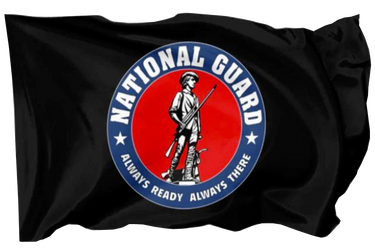 National Guard Always Ready Black Flag picture